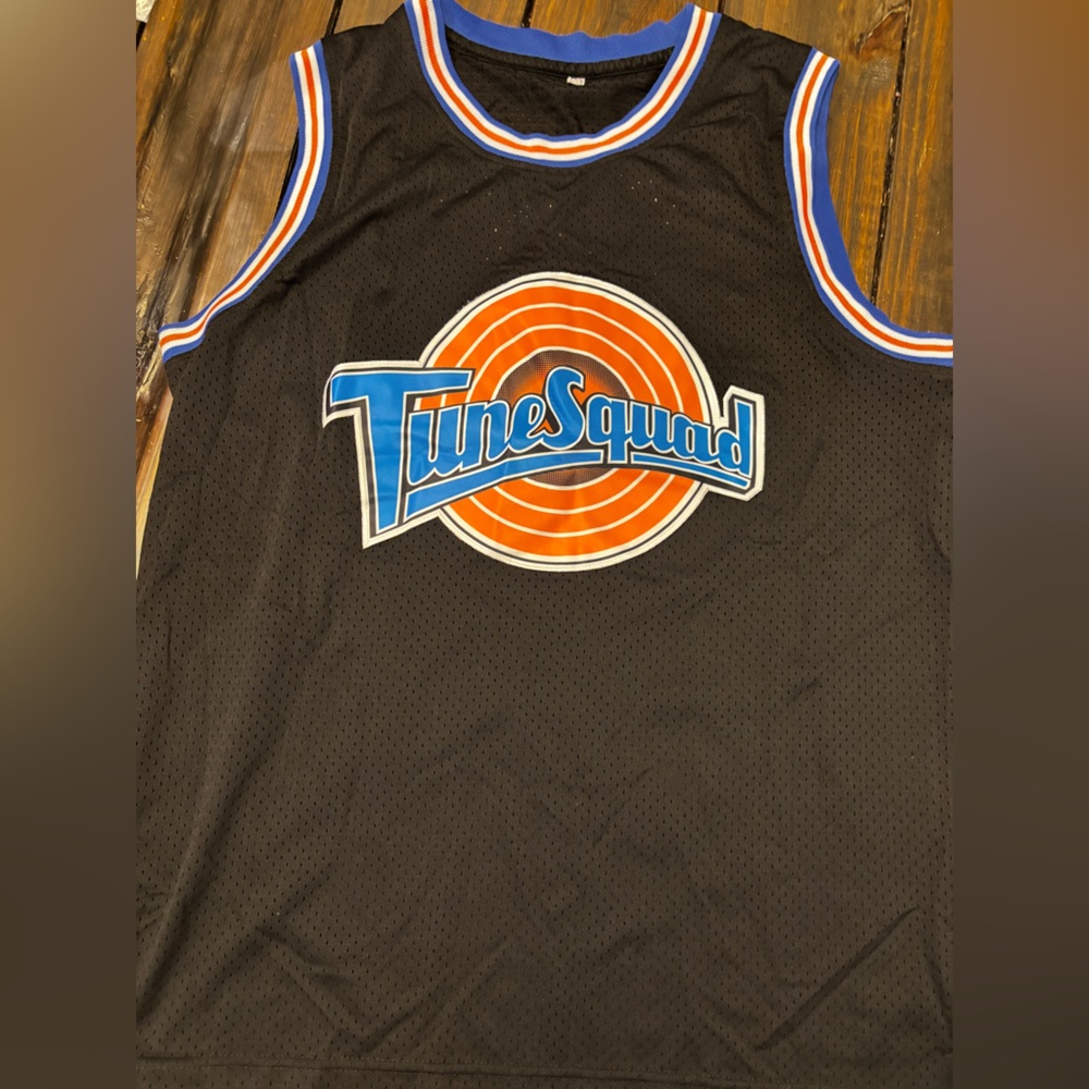 Tune Squad Black And Blue Basketball Jersey - Space Jam “Tune Squad”